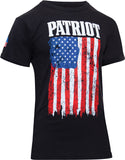 Patriot US Flag T-Shirt - Black