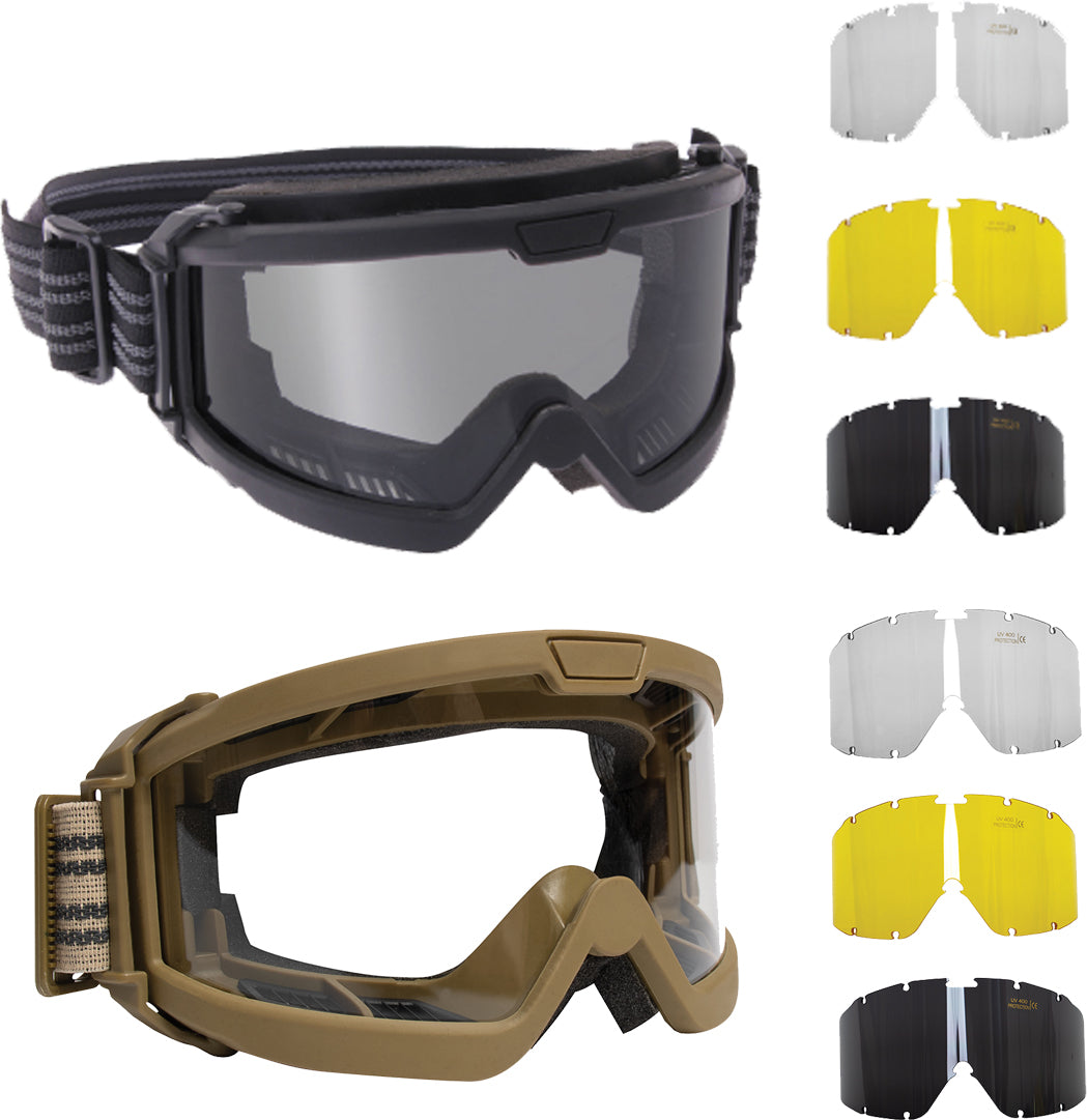 rothco otg ballistic goggles ANSI Ballistic Goggle System (Over The Glasses) Interchangeable Lenses