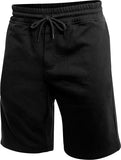 Black - Solid Sweat Shorts Sweatshorts