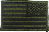 Subdued - Reversed US Flag Sew On Patch