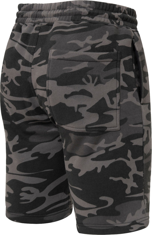 Black Camouflage - Sweatshorts
