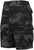 Black Camouflage - Tactical Cargo BDU Shorts - Polyester Cotton Twill - Button Fly