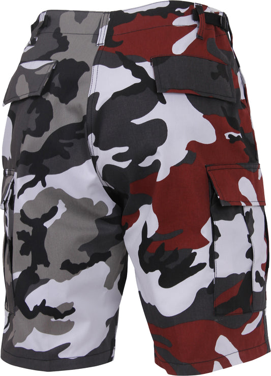 Red Camo / City Camo - Two-Tone Camo BDU Short