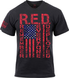 Black - Athletic Fit R.E.D. (Remember Everyone Deployed) T-Shirt