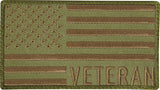 Coyote Brown - Veteran US Flag Patch