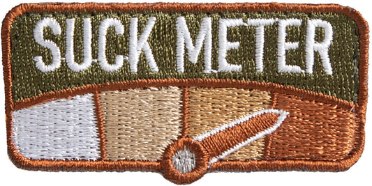 Suck Meter Morale Hook Patch 2.5" x 1.25" MultiCam