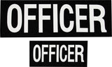 Officer Patch With Hook Back