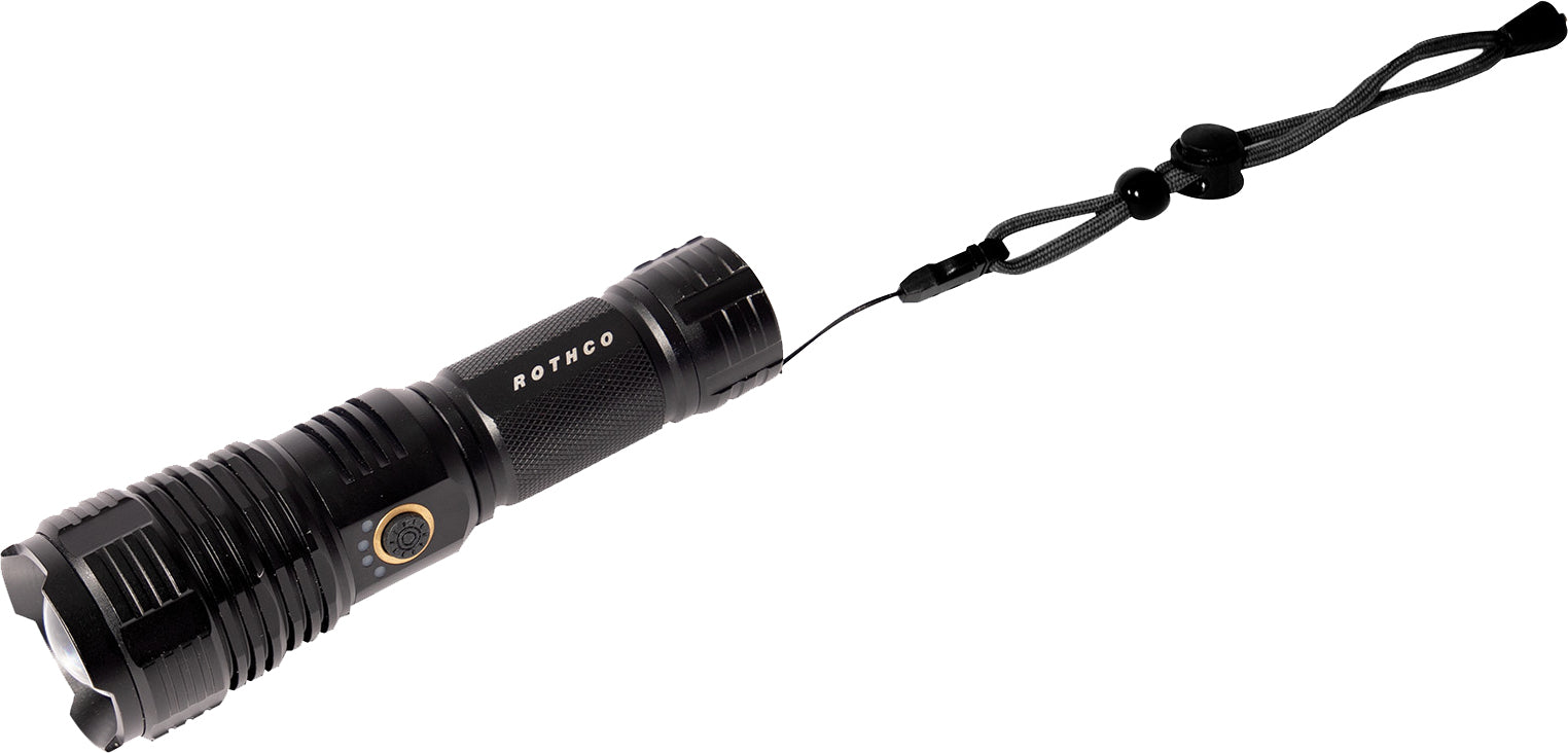 Rechargeable LED Tactical Task Light with Zoom - 1500 Lumens