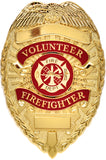 Gold - Deluxe Fire Department Badge