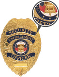 Gold - Flexible Security Badge