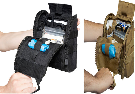 Fast Action MOLLE Medical Pouch Tactical EMT IFAK Tear Away First Aid Pouch Emergency Gear Bag