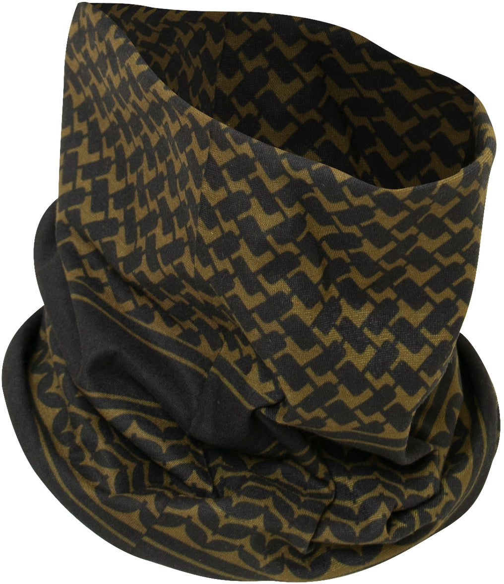 Coyote Brown - Multi-Use Tactical Wrap with Shemagh Print