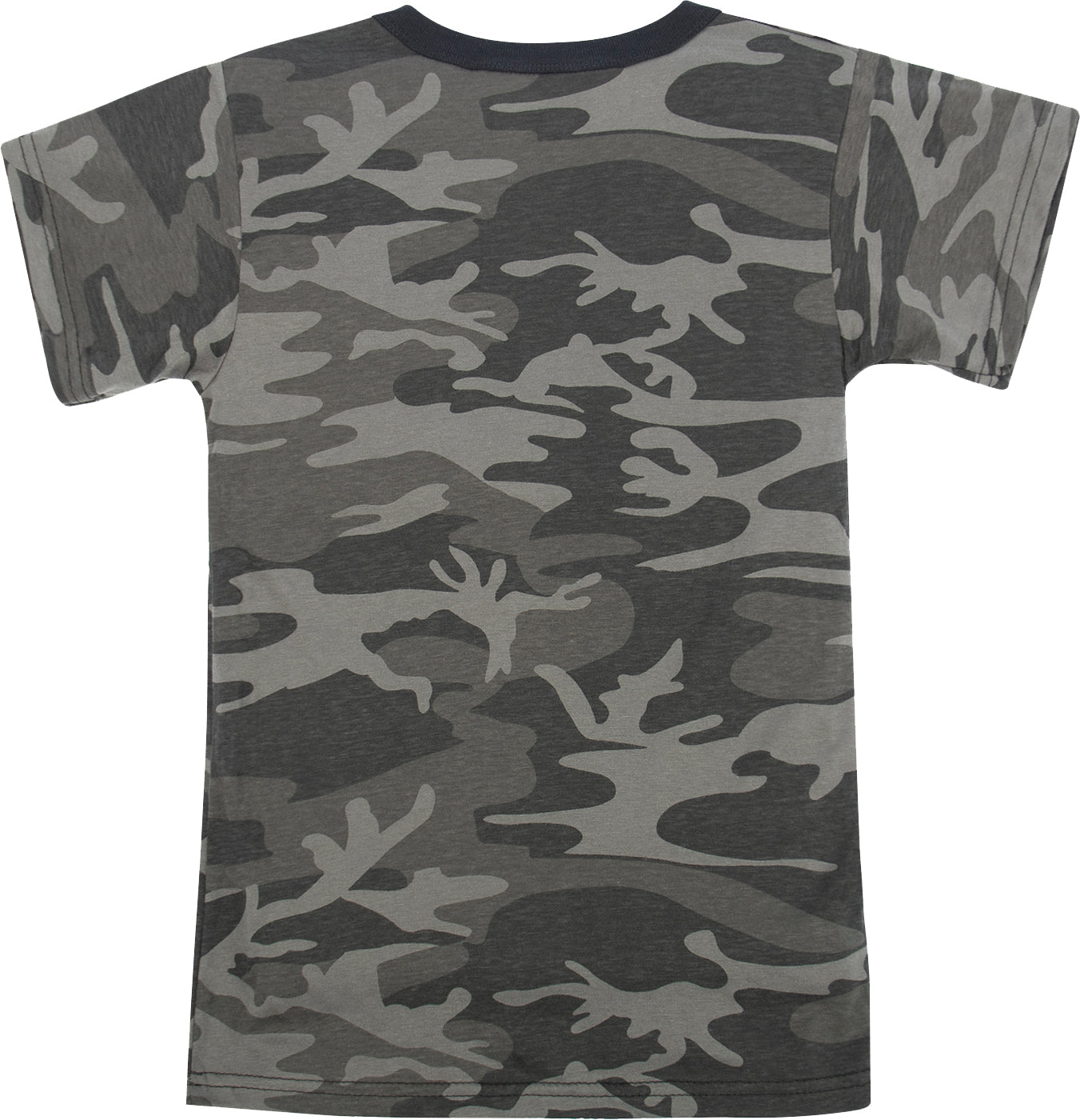 Black Camo - Kids Camo Short Sleeve T-Shirts