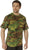 Woodland Camo - Tactical Short Sleeve T-Shirt, Poly/Cotton - Full Comfort Fit