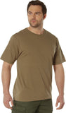 Brown Full Comfort Fit T-Shirt Polyester Cotton Army Tee