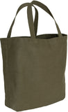 Olive Drab - Canvas Camo And Solid Tote Bag