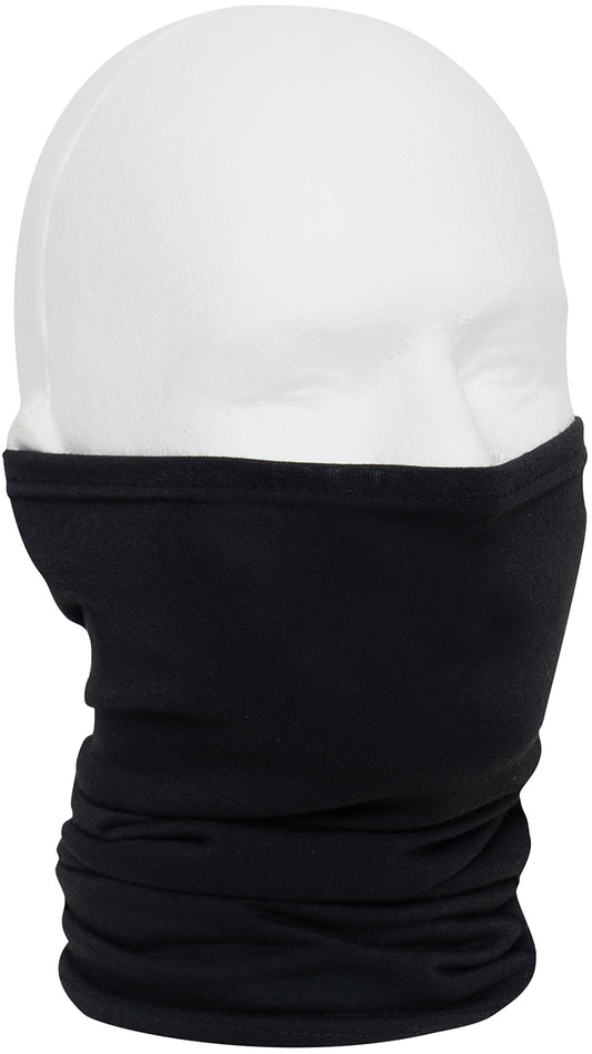 Black - Multi-Use Neck Gaiter & Face Cover Tactical Lightweight Wrap (Kids)