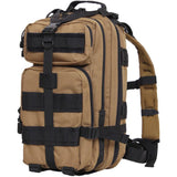 Coyote Brown Black - Military MOLLE Compatible Medium Transport Pack