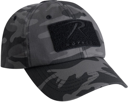 Black Camo - Tactical Operator Loop Baseball Cap, Adjustable, Unstructured