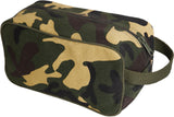 Woodland Camo Canvas Travel Kit