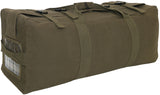 Brown - GI Type Enhanced Canvas Duffle Bag