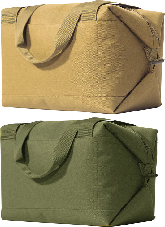 Convertible Insulated Cooler Tote Bag Foldable Grocery Beach Picnic Camping Cooler Holds 18 Cans