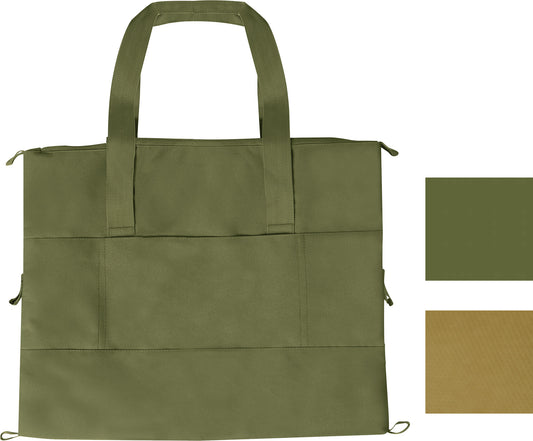 Convertible Insulated Cooler Tote Bag Foldable Grocery Beach Picnic Camping Cooler Holds 18 Cans