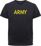 Black Kids Army Physical Training T-Shirt