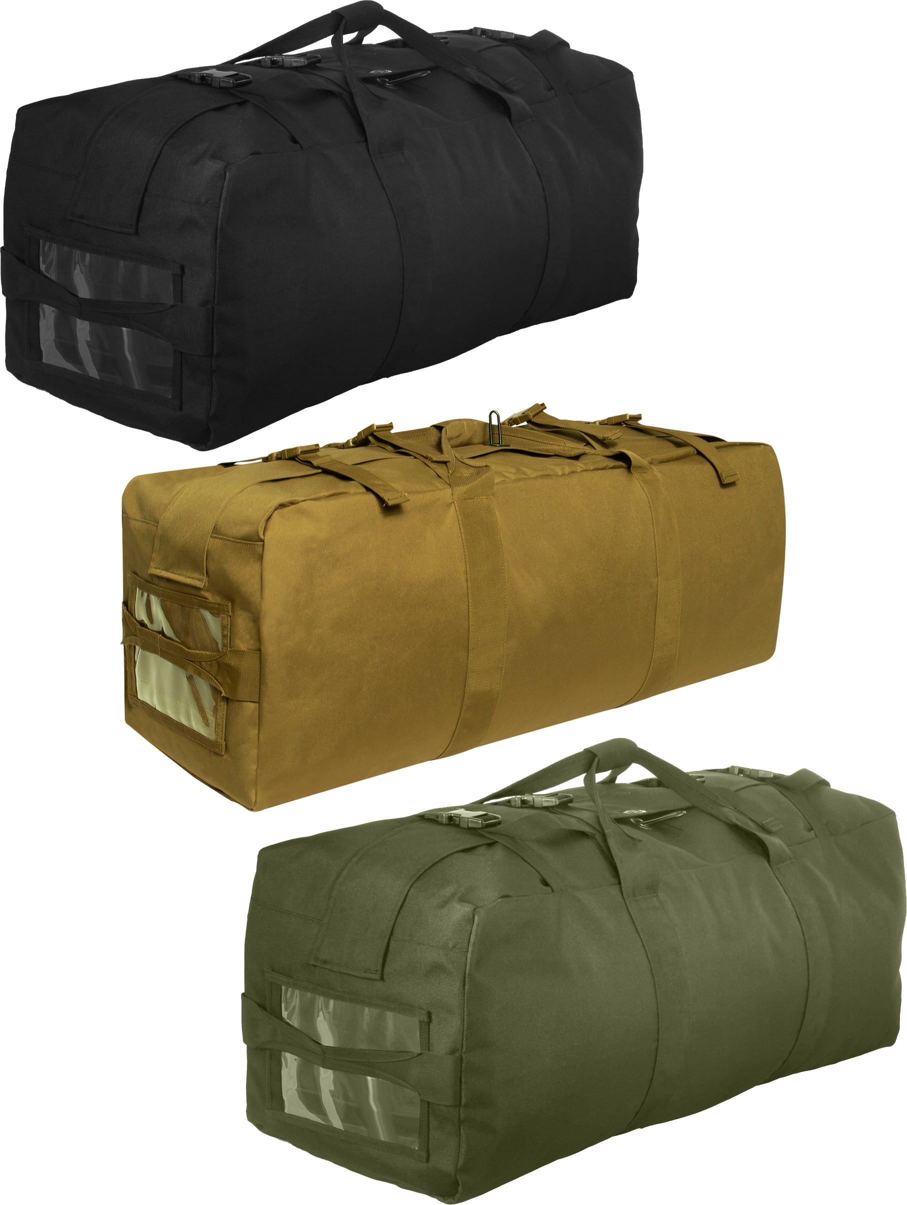 army backpack duffel travel bag Gen II Enhanced Nylon Duffle Bag Backpack Tactical 2 Strap Army Military Duffel