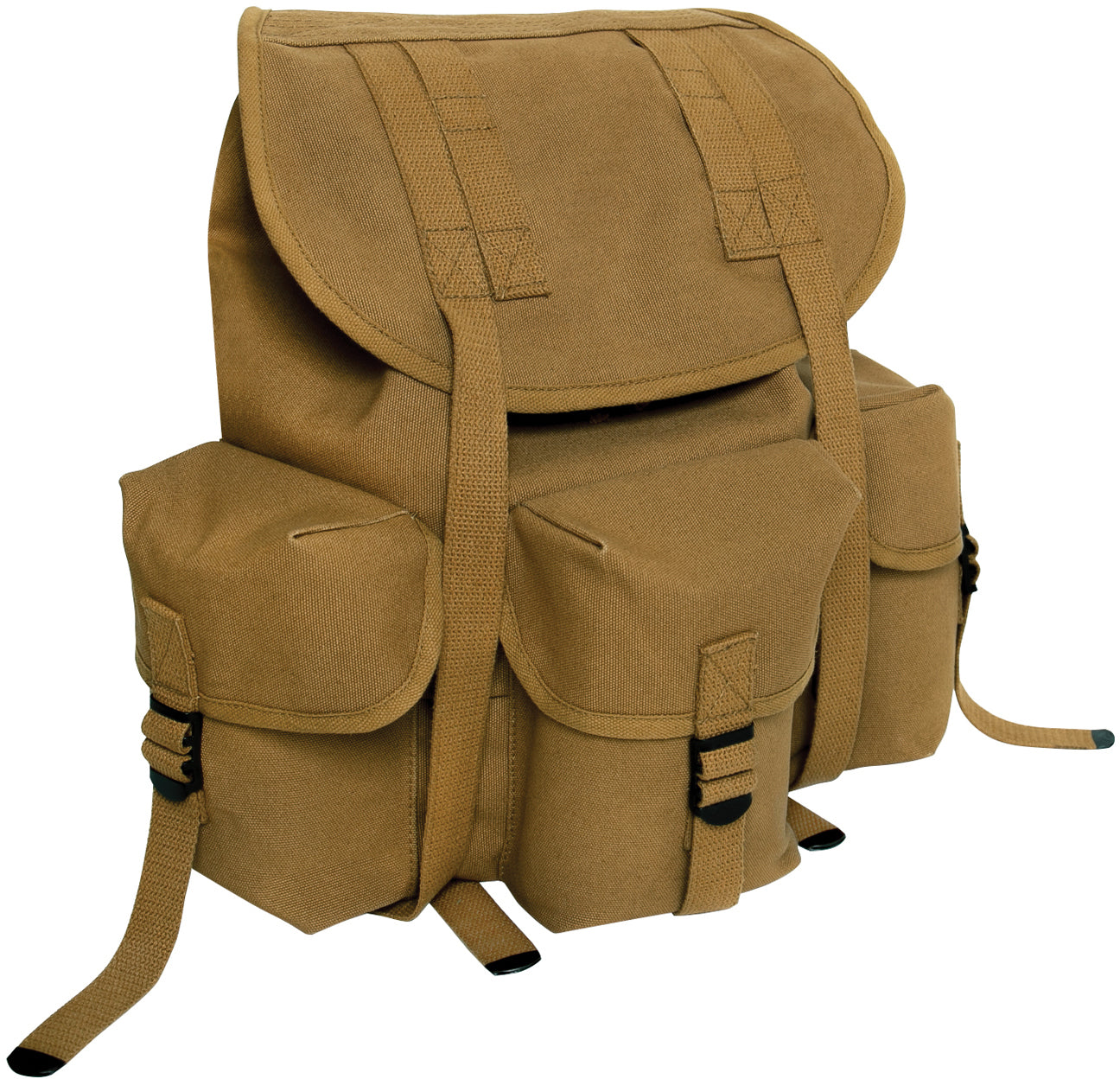 Coyote Brown - Heavyweight Cotton Canvas Mini Alice Pack Backpack