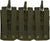 Olive Drab MOLLE Open Top Triple Mag Pouch