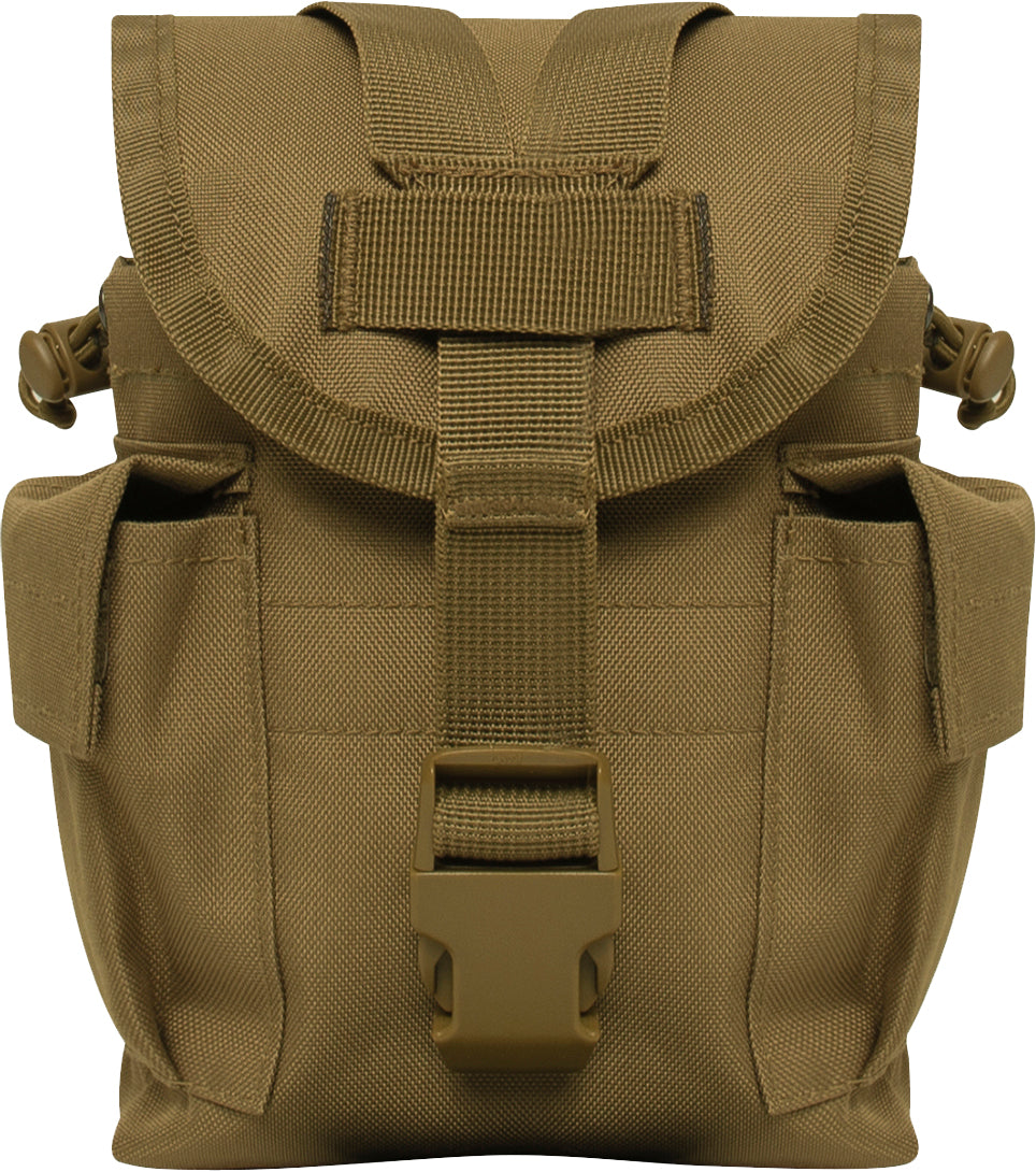 Rothco MOLLE II Canteen Cover & Utility Pouch, Coyote Brown