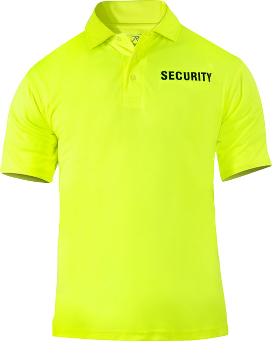Safety Green - Moisture Wicking Security Polo Shirt