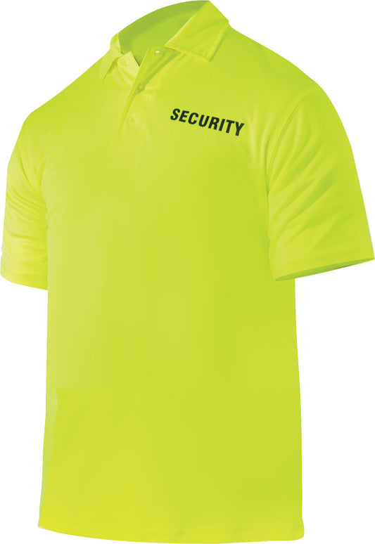Safety Green - Moisture Wicking Security Polo Shirt
