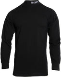 Black - Security Mock Turtleneck Long Sleeve T-Shirt