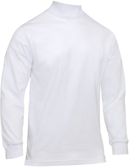 White - Mock Turtleneck Sweater