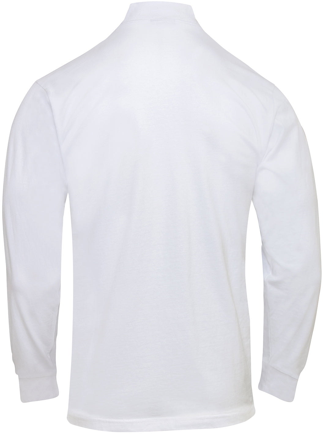White - Mock Turtleneck Sweater