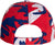 Color Camo Supreme Low Profile Cap - Red / White / Blue Camo