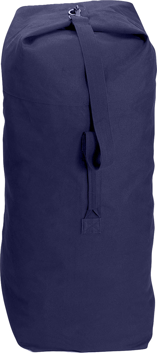 Navy Blue - Heavyweight Top Load Canvas Duffle Bag 21