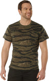 Tiger Stripe Camo Moisture Wicking Pocket T-Shirt