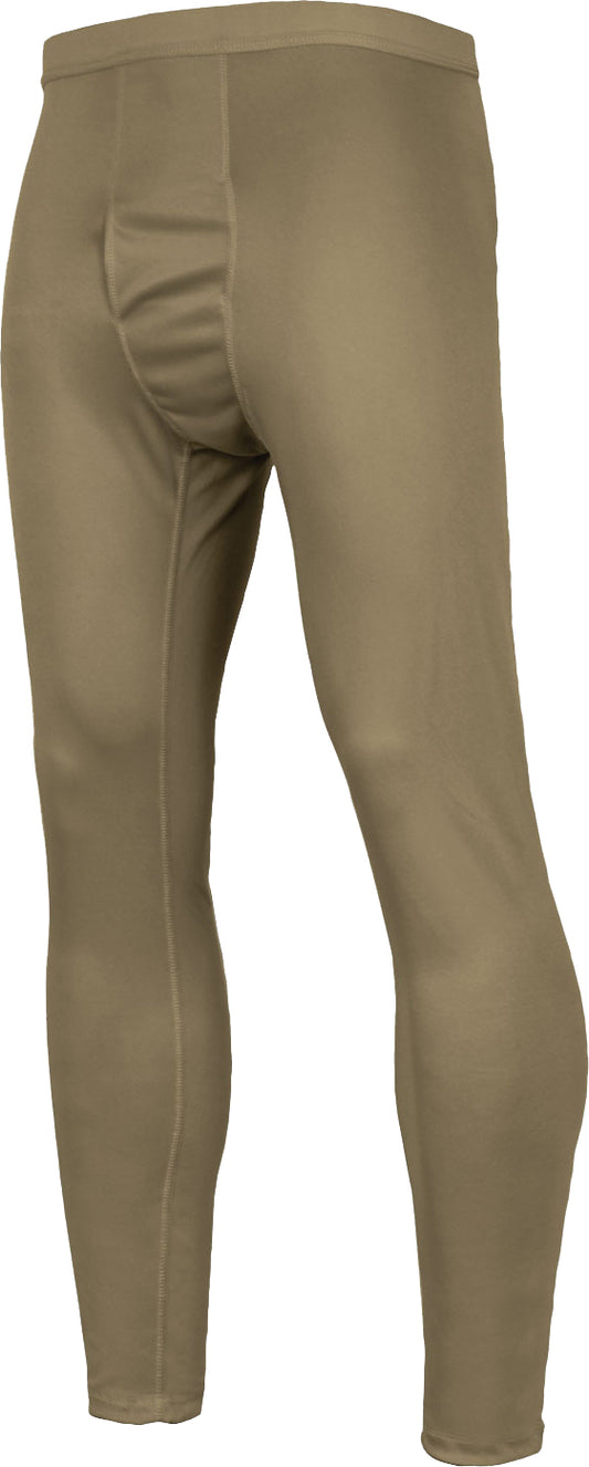 Coyote Brown - ECWCS Generation III Silk Weight Base Layer Pants - Lightweight - Moisture-Wicking