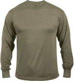 Coyote Brown - Moisture Wicking Long Sleeve T-Shirt