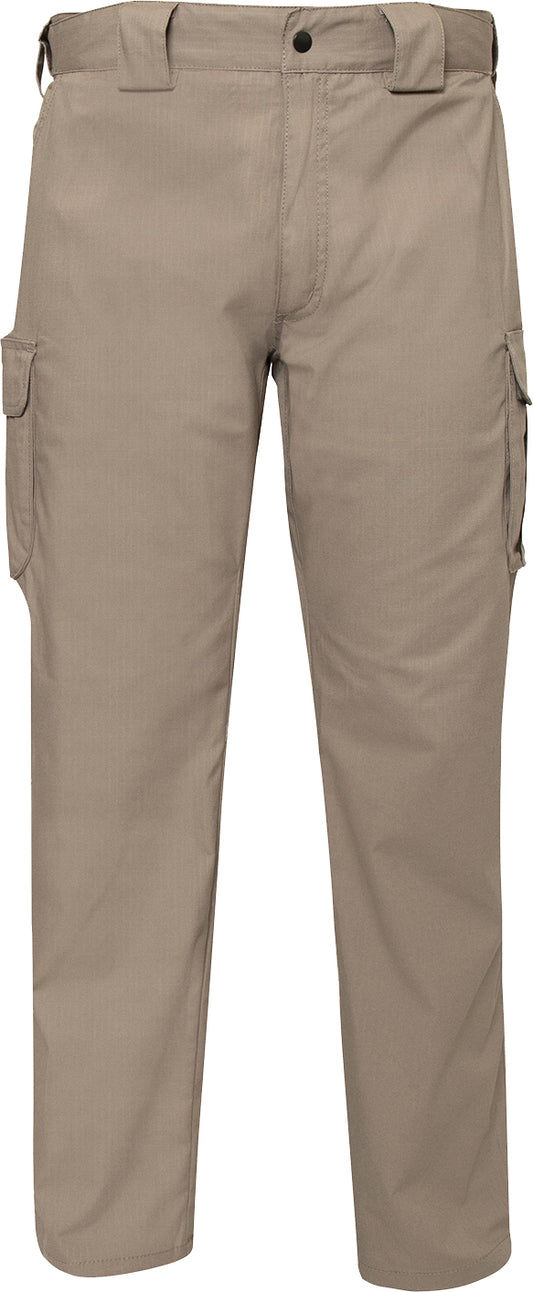 Khaki - Tactical 10-8 Lightweight Field Pants - Poly Cotton Spandex Rip-Stop - Zipper Fly