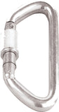 Silver Locking D Carabiner