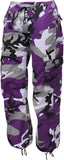 Ultra Violet Camo - Womens Paratrooper Colored Camo Fatigues