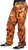 Savage Orange Camo - Womens Paratrooper Colored Camo Fatigues