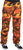 Savage Orange Camo - Womens Paratrooper Colored Camo Fatigues