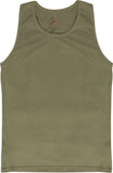 Coyote Brown - Solid Tank Top - Sleeveless Muscle Shirt - Poly/Cotton