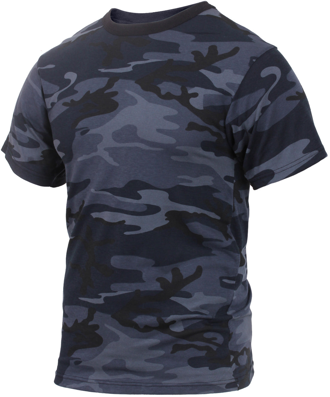 Midnight Blue Camo Color Camo T-Shirts