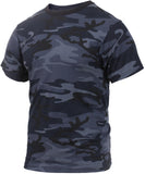 Midnight Blue Camo Color Camo T-Shirts